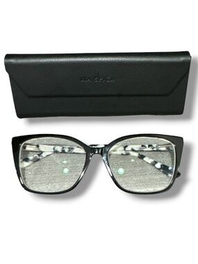 Via Spiga Women’s Prescription Astigmatism Glasses Black Stylish Frames w Case